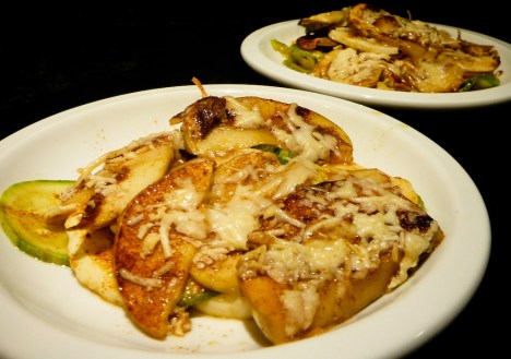 spicy squash casserole served 2