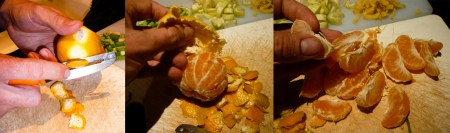 tangerine scallops zest peel