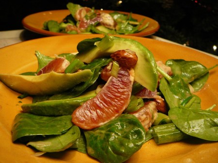 blood orange salad served 4