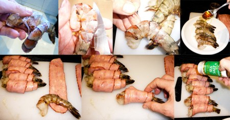 beggin to bacon wrap my shrimp peel wrap